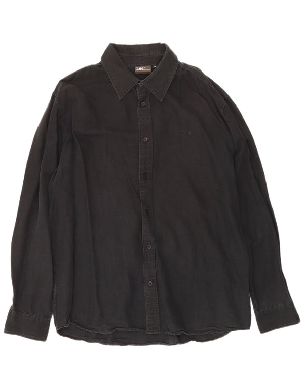 Camisa Lee para hombre 2XL Algodón negro