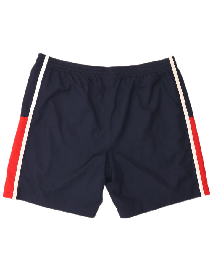 Pantalones cortos deportivos para hombre Lacoste Talla 7 2XL Poliéster color azul marino