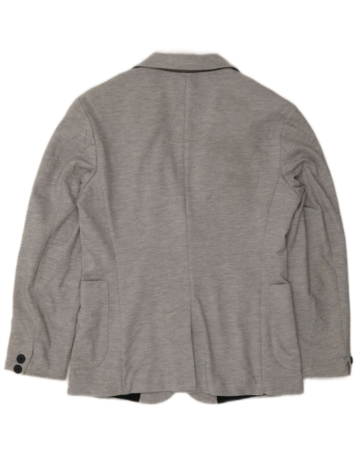 Zara Chaqueta Blazer De 2 Botones Para Hombre UK 36 Small Gris