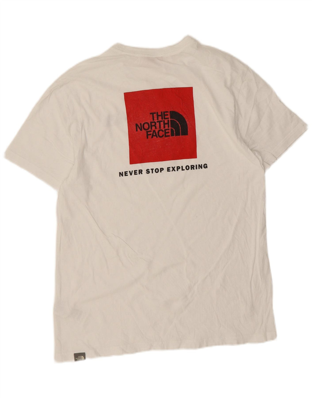 The North Face Camiseta gráfica para hombre Top Medium White Cotton