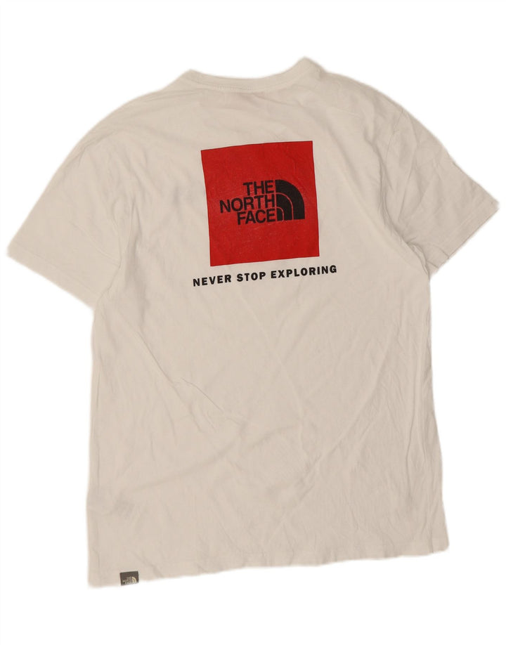 The North Face Camiseta gráfica para hombre Top Medium White Cotton