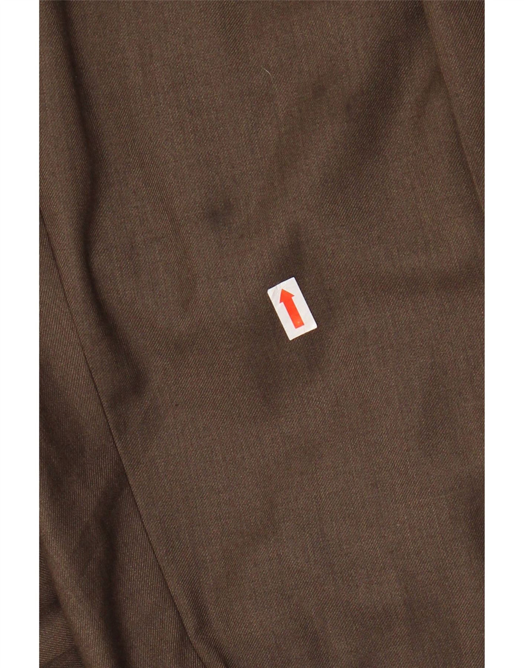 RALPH LAUREN Pantalón de traje con pinzas para hombre W42 L30 Poliéster marrón