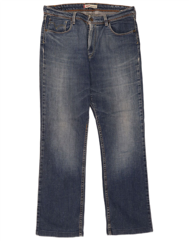 Vaqueros Levi's Mujer 627 Rectos W34 L30 Algodón Azul