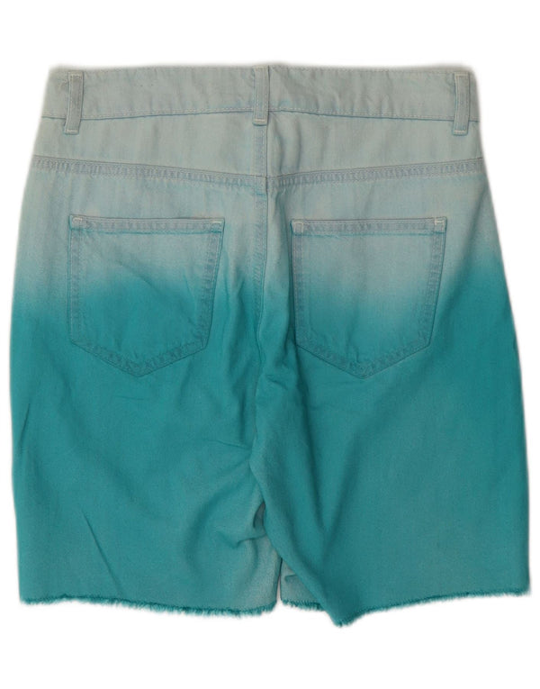 Shorts vaqueros para mujer Topshop W25 XS Algodón azul teñido anudado