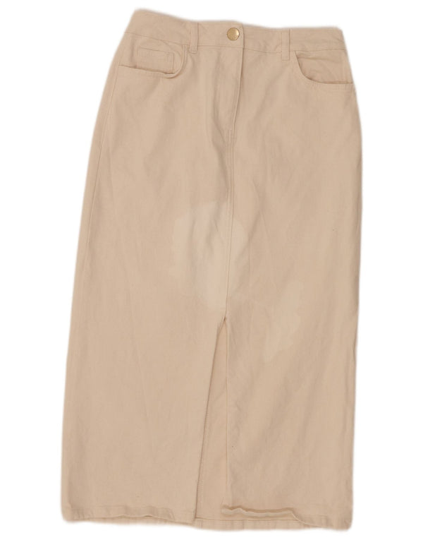 Falda vaquera para mujer Phase Eight UK 10 Small W28 Algodón blanco roto