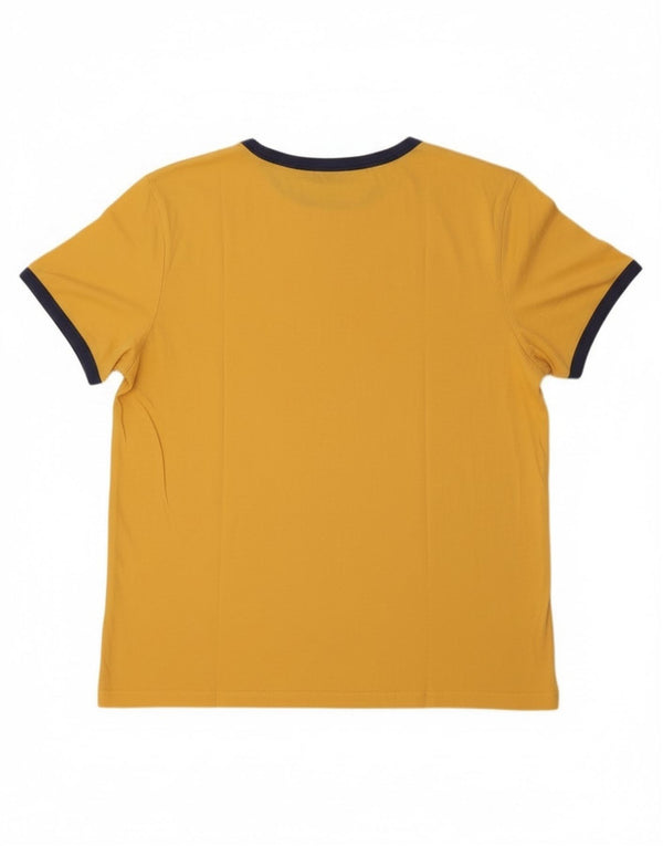Lotto Hombre Camiseta Gráfica Top XL Amarillo