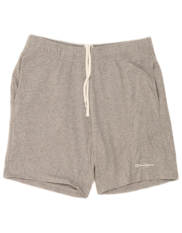 Champion Pantalones cortos deportivos para hombre pequeño gris