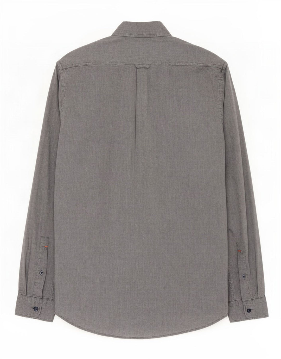 Camisa Hugo Boss Hombre Regular Fit Algodón Azul Medio