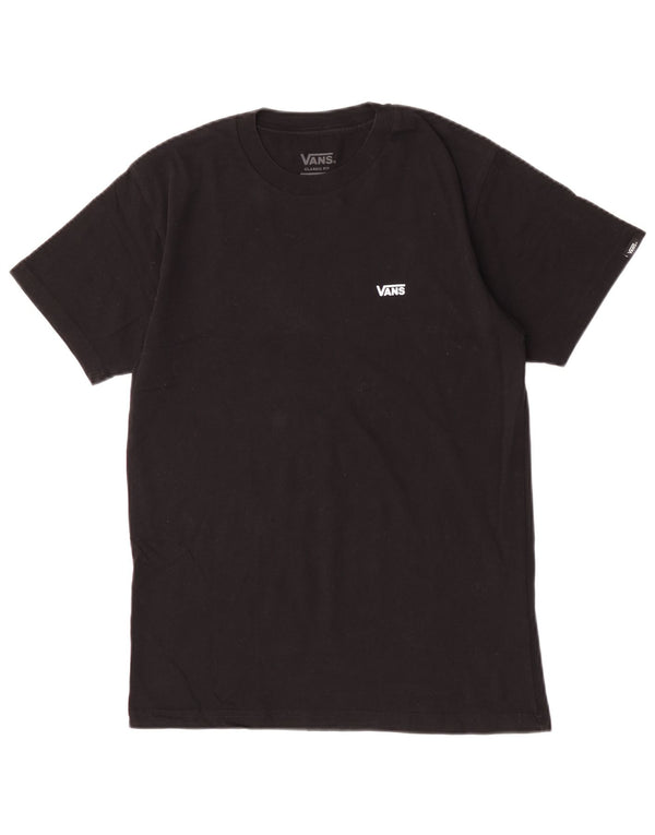 Vans Camiseta Classic Fit para hombre Top Small Black Cotton