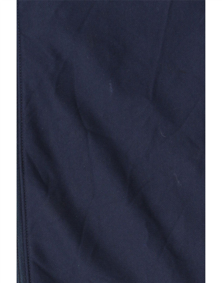 Under Armour Chaqueta de chándal para hombre con bloques de color azul marino mediano