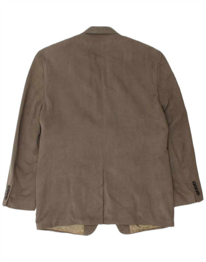 Ralph Lauren Chaqueta Blazer de 2 Botones para Hombre UK 42 XL Caqui Pata de Gallo