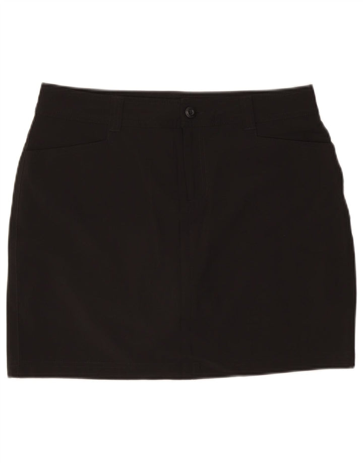 EDDIE BAUER Minifalda para mujer US 8 Mediana W30 Poliéster negro