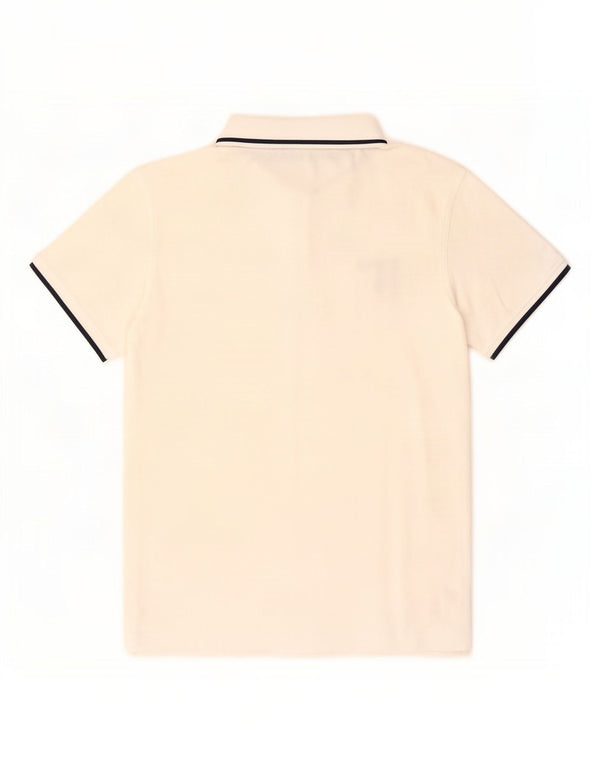 Trussardi Jeans Mens Polo Shirt Medium White Cotton