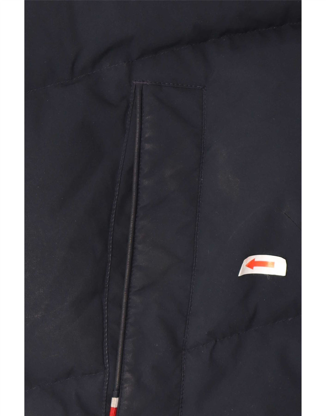 Tommy Hilfiger Chaqueta acolchada con capucha para hombre UK 38 Medium Azul marino Poliéster