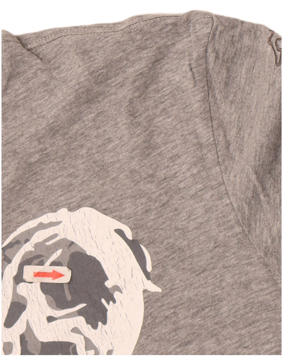 Kappa - Camiseta gráfica para hombre, talla grande, color gris