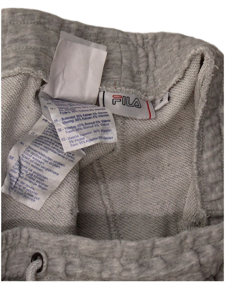 FILA Pantalones de Chándal para Hombre Joggers Small Gris Moteado de algodón