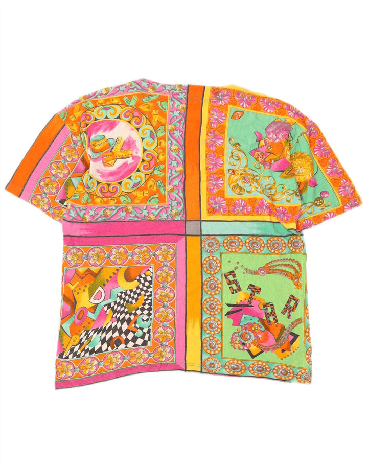 Silhouette Camiseta gráfica para mujer Top UK 46 Large Multicolor Patchwork