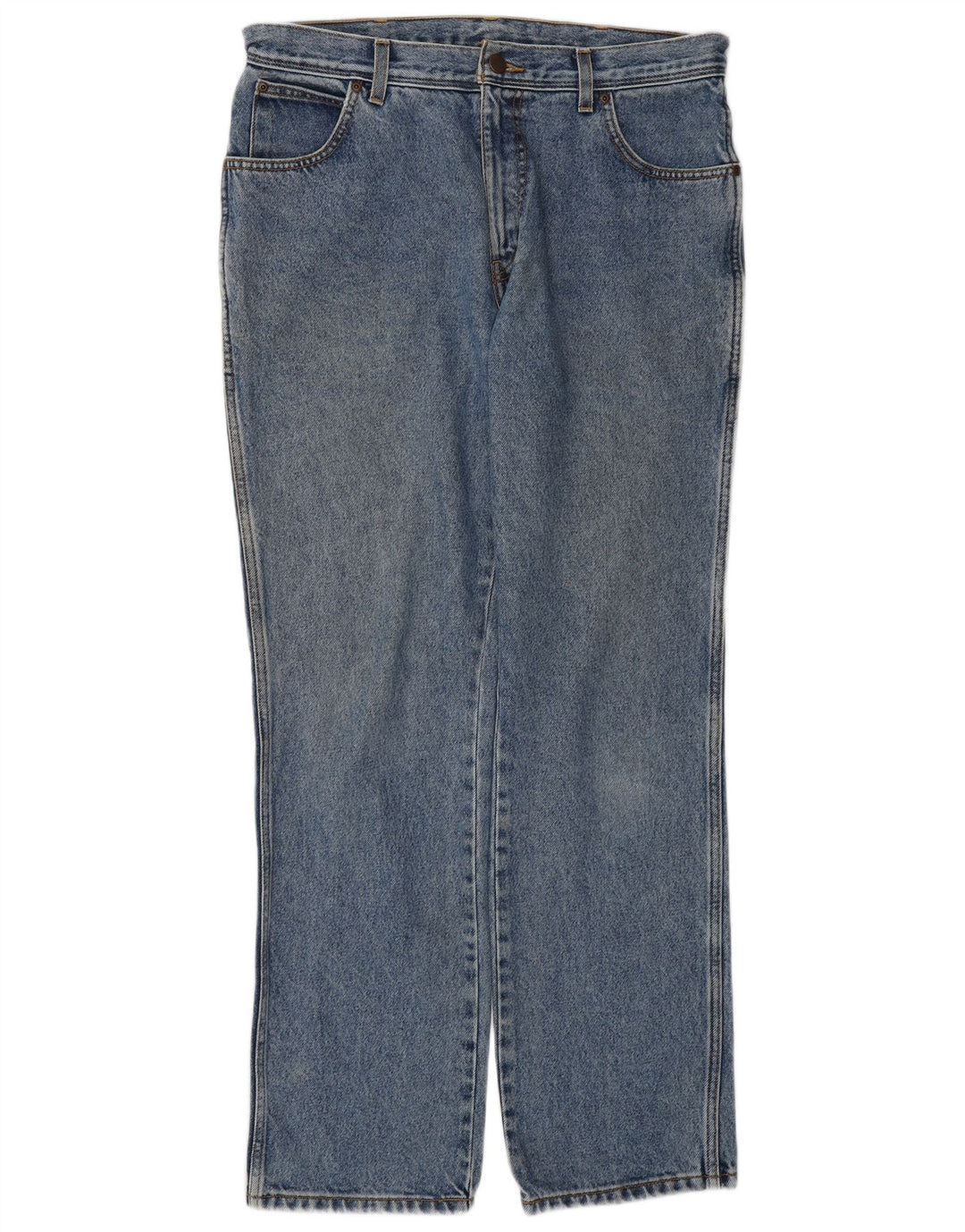 Wrangler Vaqueros rectos de corte regular para hombre W34 L32 Algodón azul