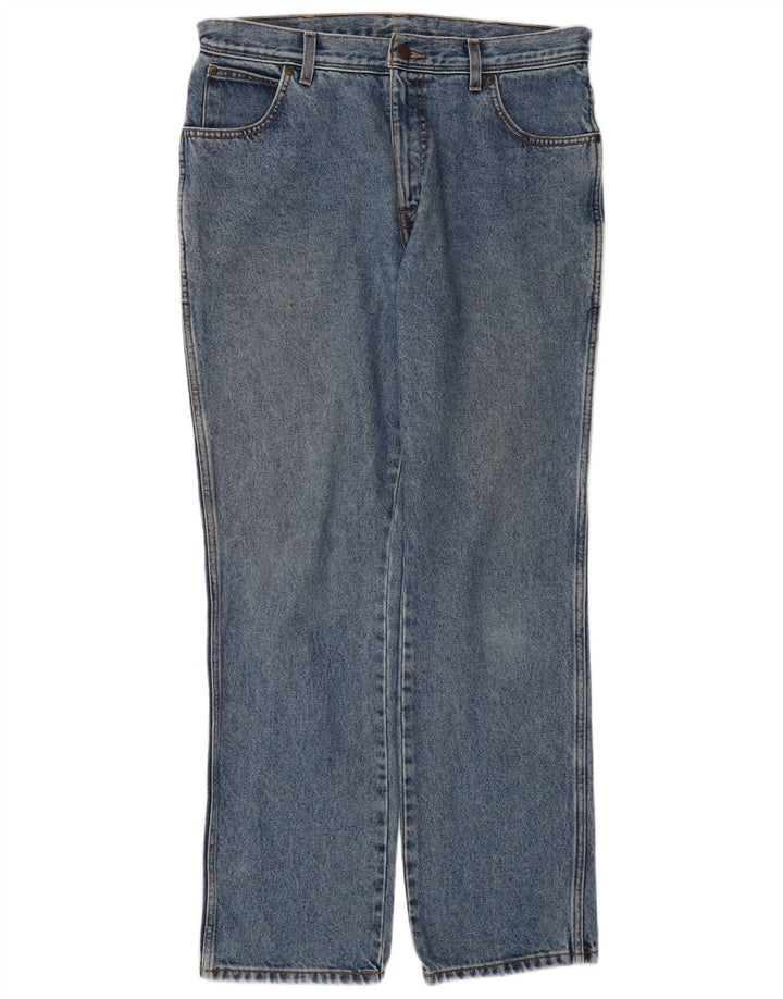 Wrangler Vaqueros rectos de corte regular para hombre W34 L32 Algodón azul