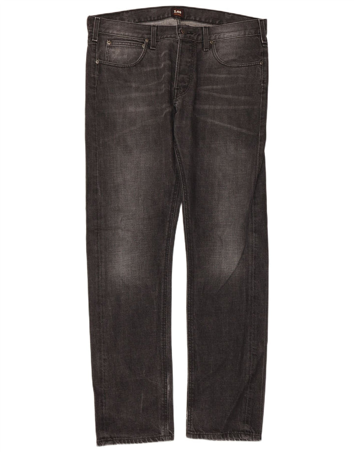 Lee Vaqueros Rectos Daren para Hombre W36 L34 Algodón Gris