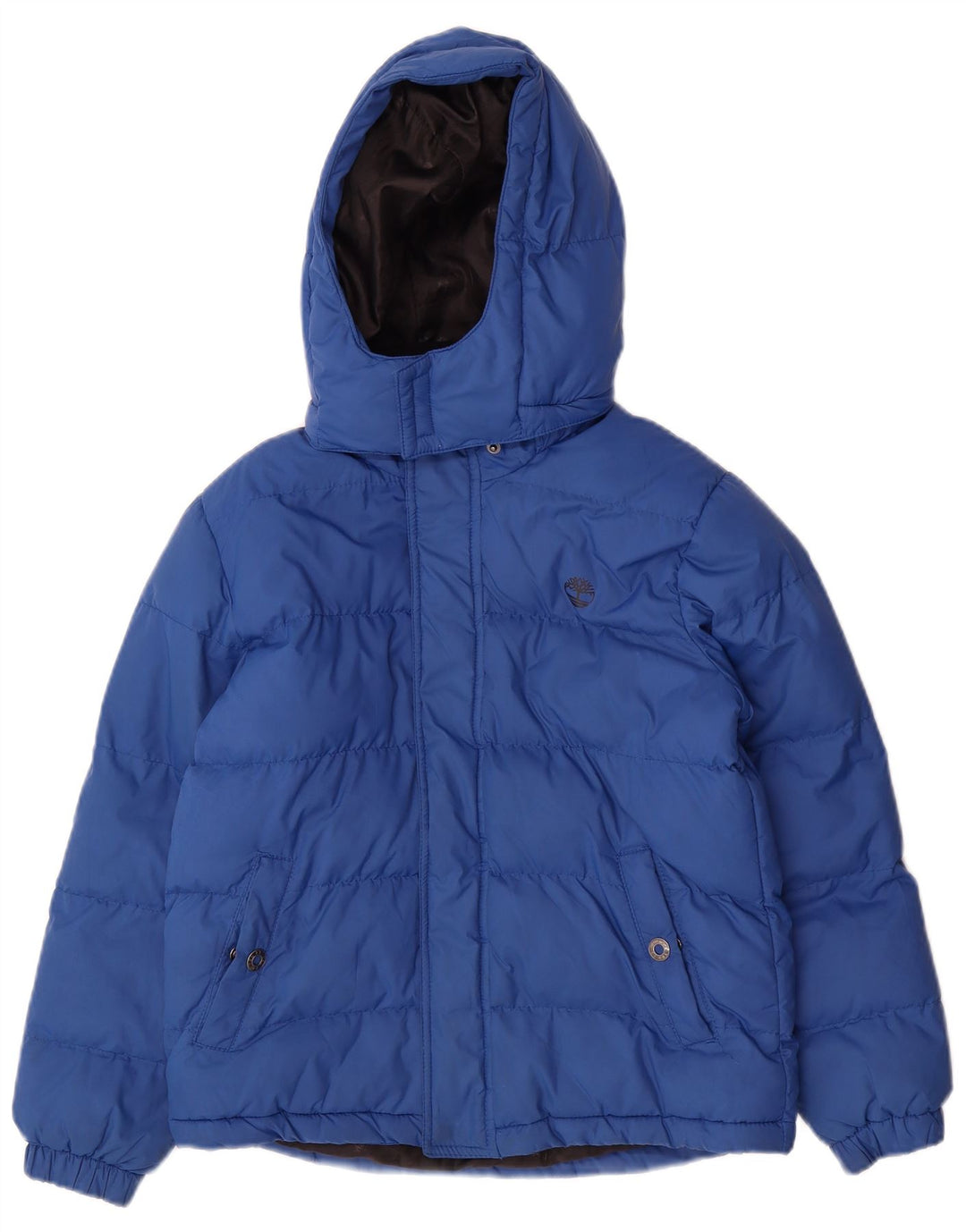 Timberland Chaqueta Acolchada Con Capucha Niño 9-10 Años Azul Poliéster