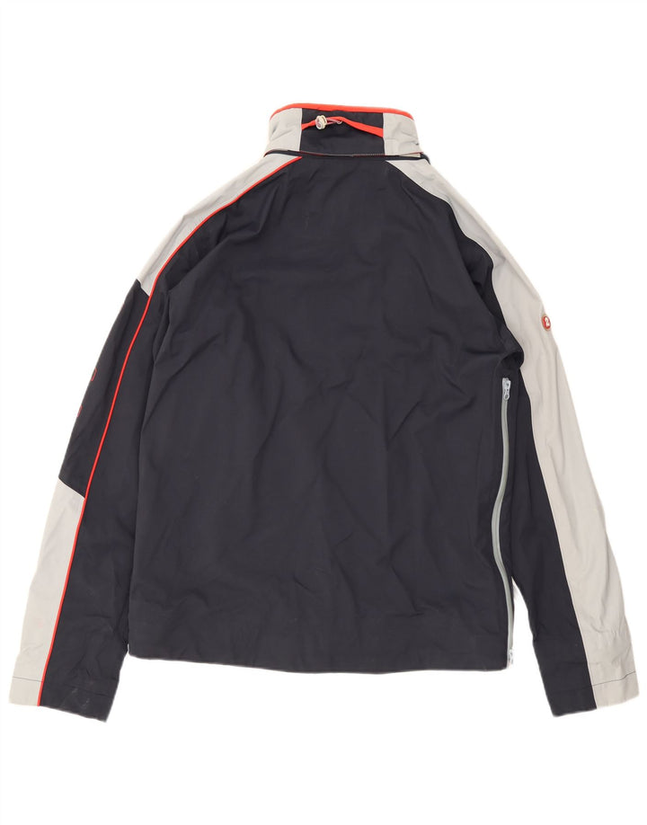 Invicta Chaqueta impermeable gráfica para mujer Reino Unido 40 Grande Azul marino Colorblock