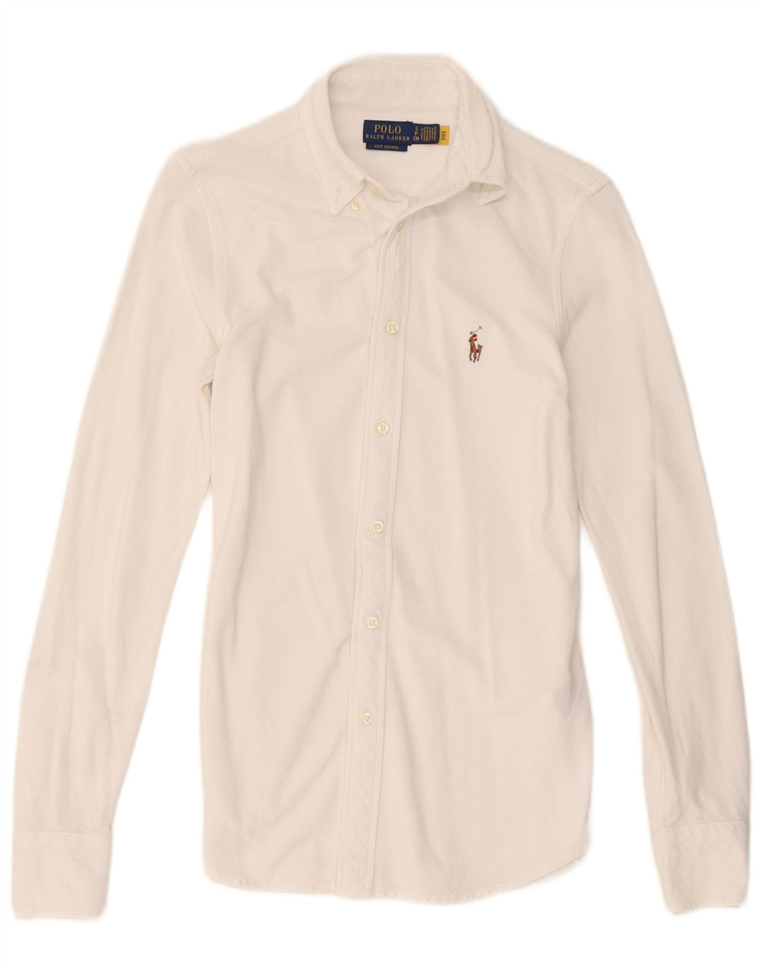Camisa Polo Ralph Lauren Hombre Pequeña Algodón Blanco