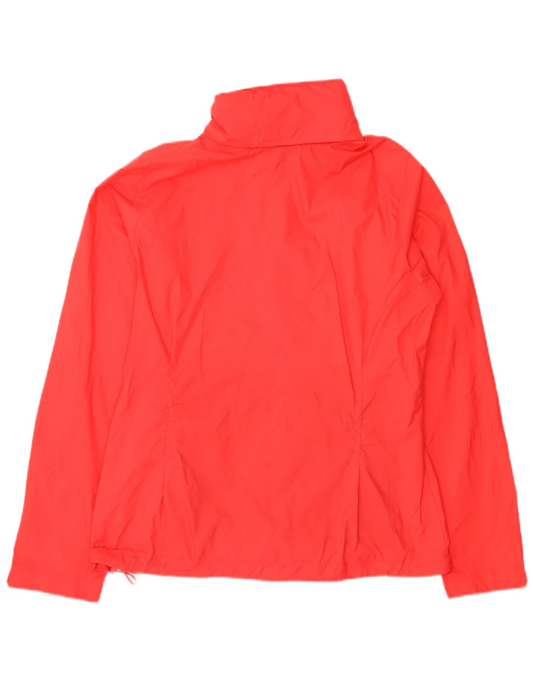 Chaqueta impermeable Columbia para mujer, talla 44, nailon rojo mediano