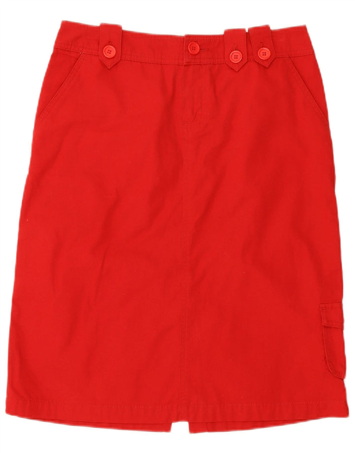 Falda cargo para mujer Oasis UK 12 Medium W30 Algodón rojo