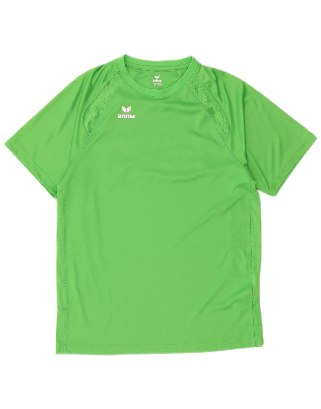 Erima Hombre Camiseta Gráfica Top Poliéster Verde Medio
