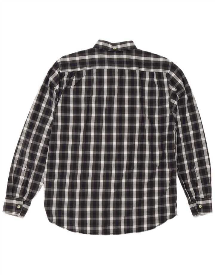 Camisa Wrangler Hombre Medium Black Check Cotton