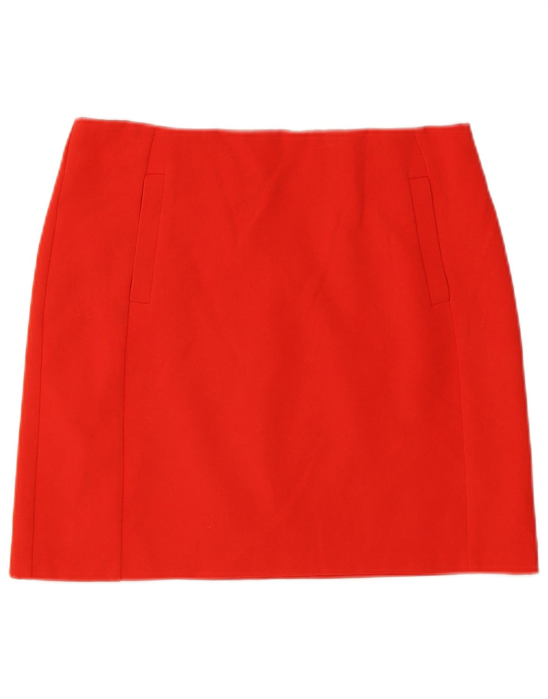 Marks & Spencer Minifalda para mujer UK 12 Medium W30 Poliéster rojo