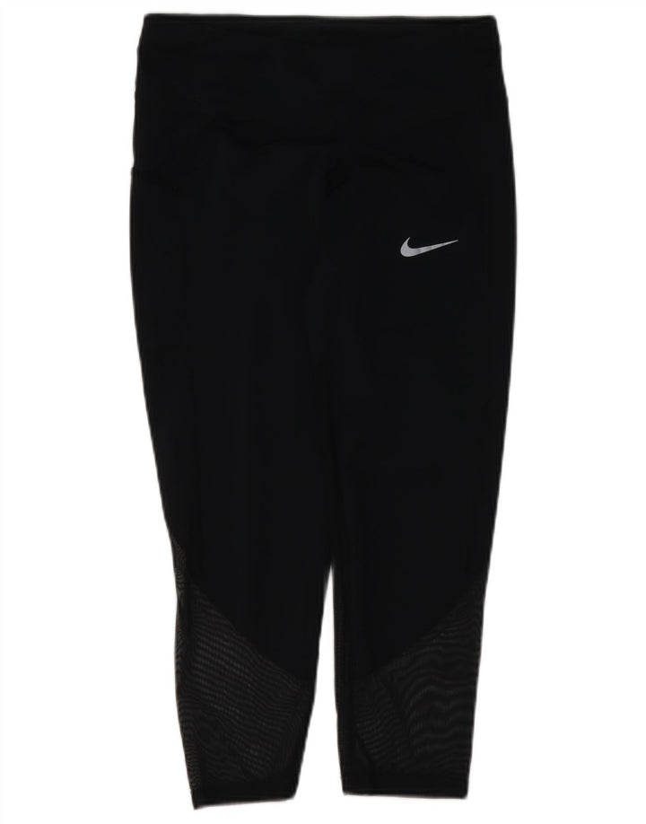 Nike Leggings Dri Fit para mujer UK 8 Small Negro Geométrico Poliéster