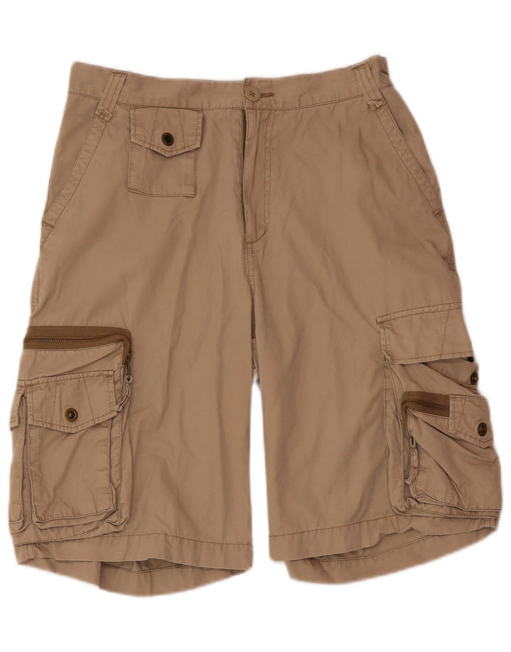Celio Shorts Cargo Hombre W38 XL Algodón Beige