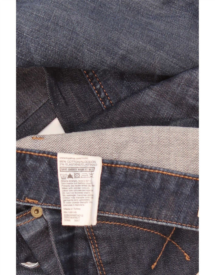 Vaqueros ajustados Baxter para mujer de Topshop W25 L30 Algodón azul marino