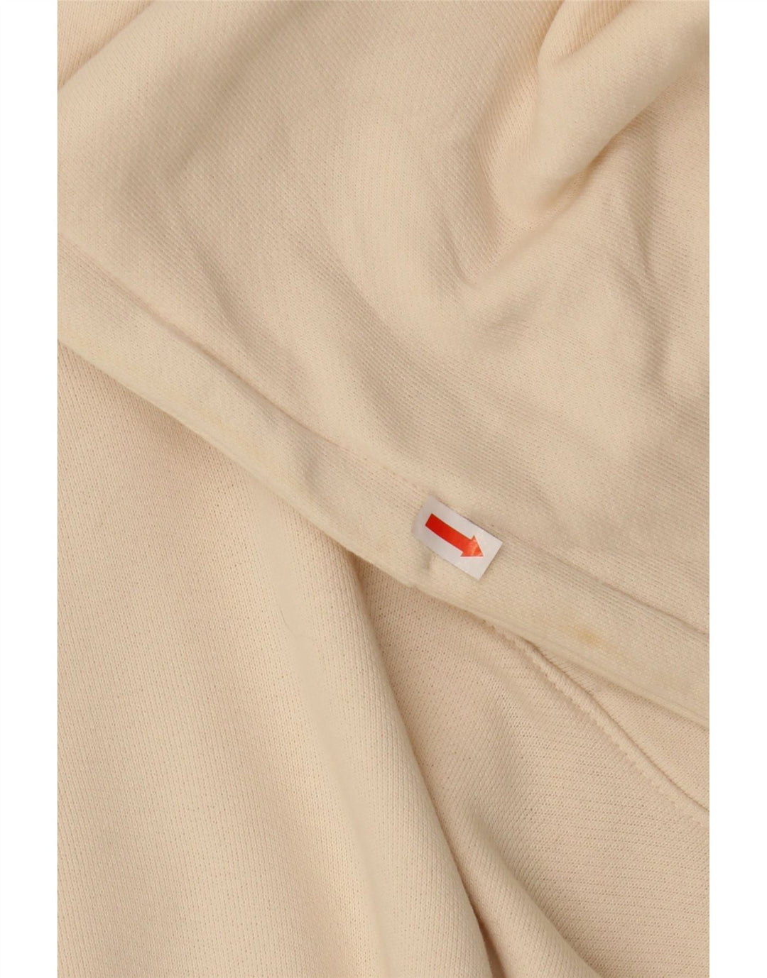 REEBOK Jersey con capucha extragrande para mujer Reino Unido 16 Grande Algodón blanco roto