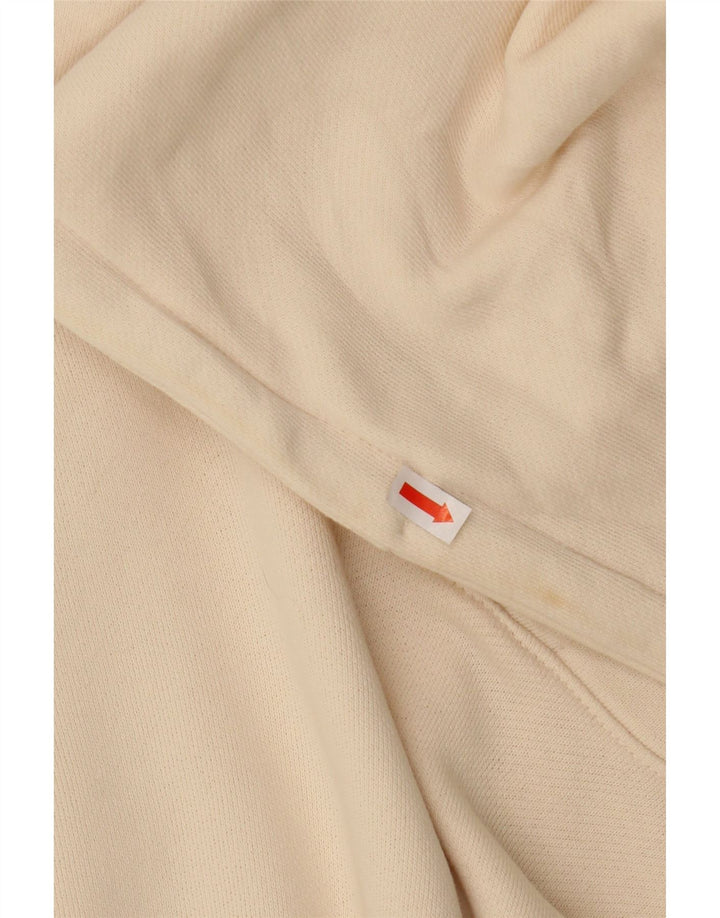 REEBOK Jersey con capucha extragrande para mujer Reino Unido 16 Grande Algodón blanco roto