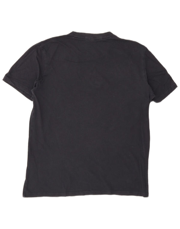 CHAMPION Camiseta para hombre Top Grande Azul Marino Algodón