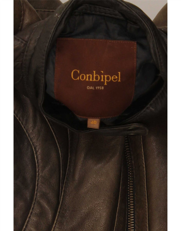 Conbipel Chaqueta de cuero para mujer IT 40 Small Brown