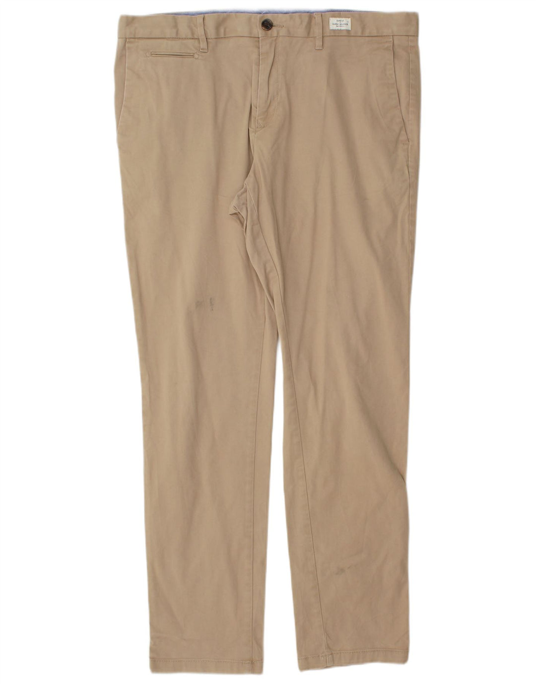 TOMMY HILFIGER Pantalón chino ajustado para hombre W36 L32 Algodón beige