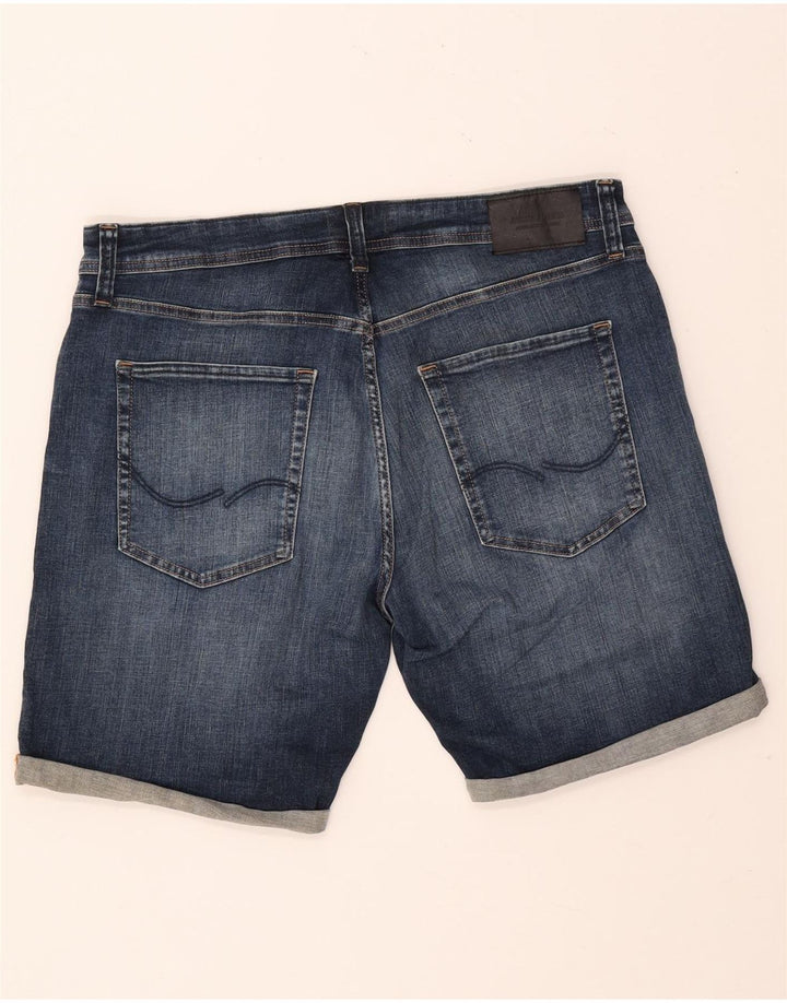 JACK & JONES Pantalones cortos vaqueros para hombre 2XL W42 Algodón azul