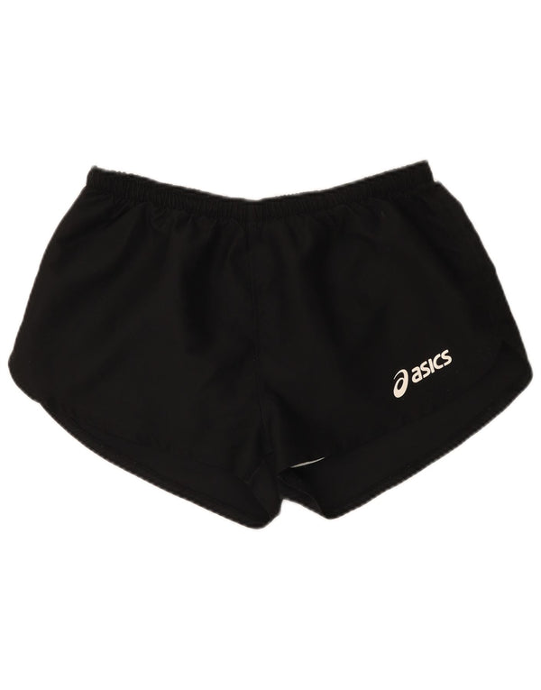Asics Womens Sport Shorts UK 14 Large Black Polyester