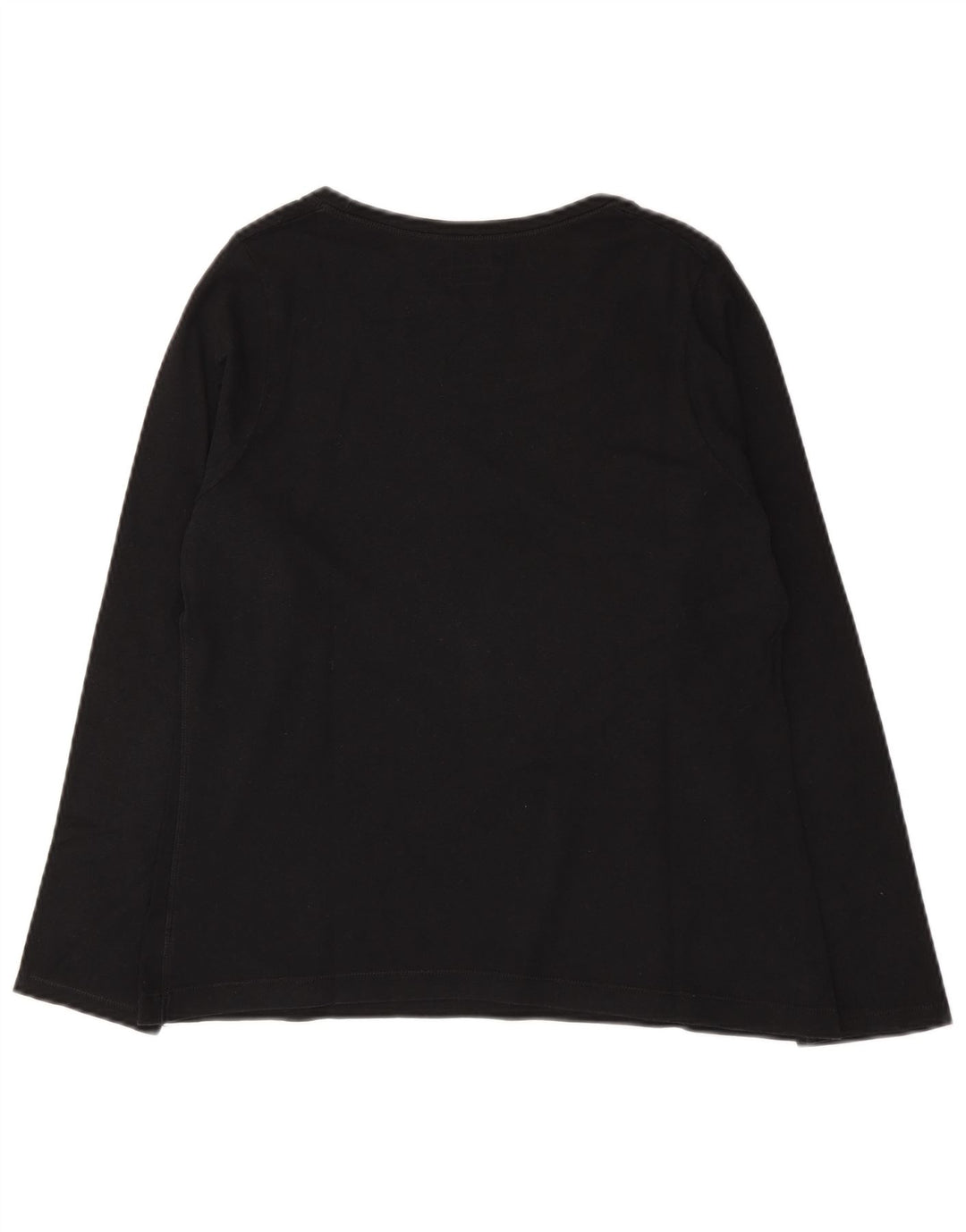 Champion Mujer Top Manga Larga UK 42 Mediano Negro Algodón