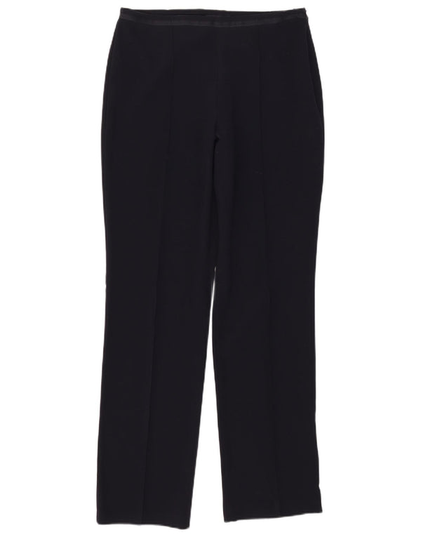 Marks & Spencer Pantalones Casuales para Mujer UK 12 Medium W30 L31 Azul Marino