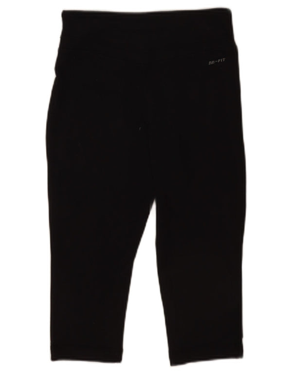 Nike - Leggings capri Dri Fit para mujer, talla 4, XS, nailon negro
