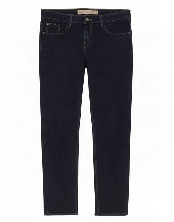 Zara Mujer Trafaluc Slim Jeans EU 40 Medium W30 L27 Azul Marino Algodón