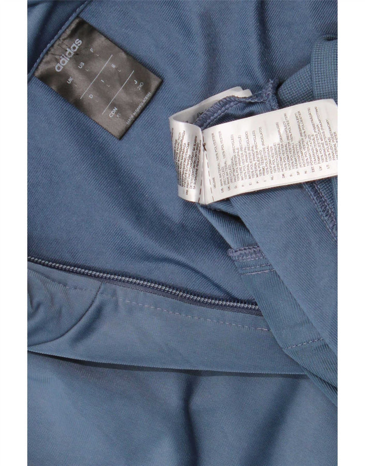 Adidas Hombre Gráfico Chándal Top Chaqueta Grande Azul Colorblock Poliéster
