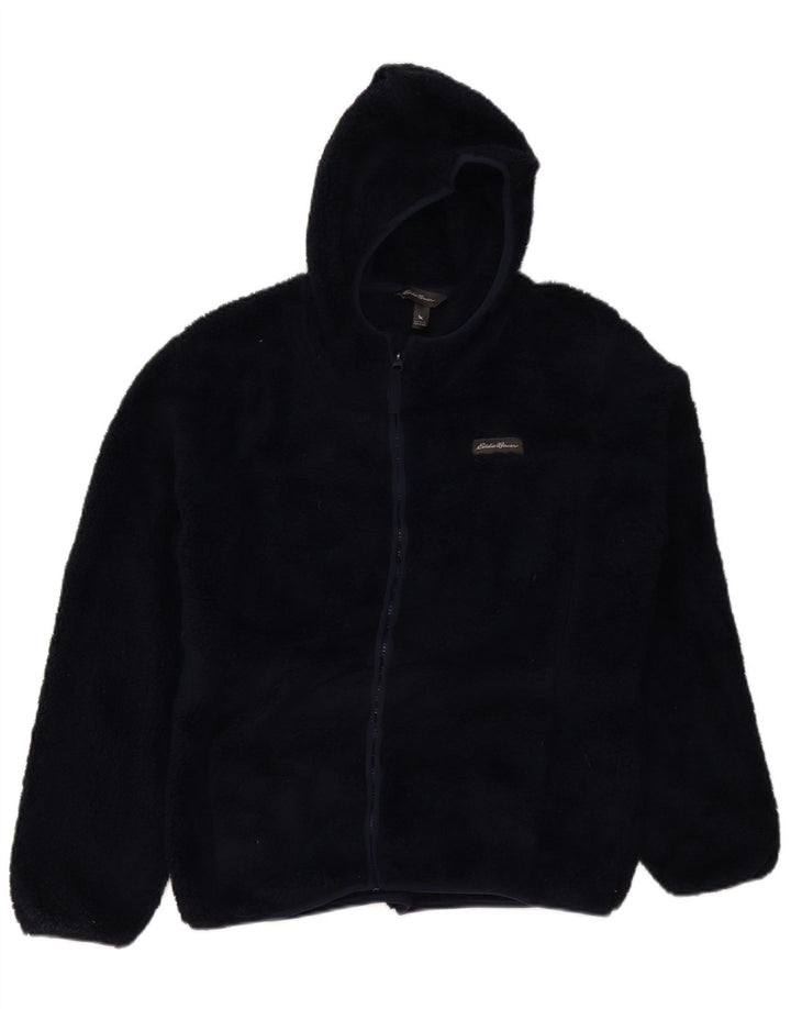 EDDIE BAUER Chaqueta Polar con Capucha Niño 15-16 Años XL Azul Marino Poliéster
