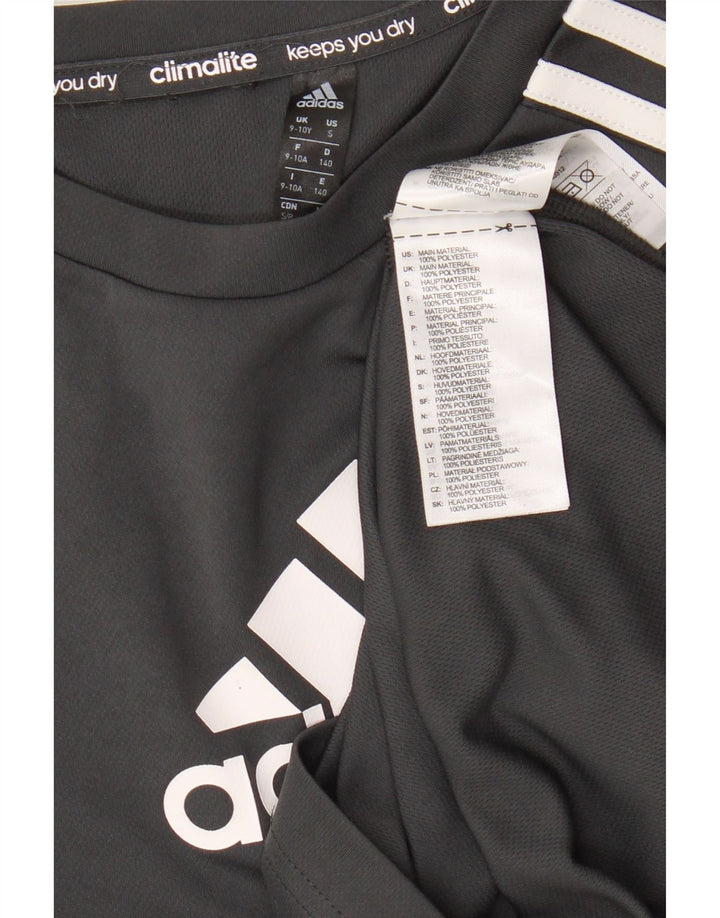 Adidas Camiseta gráfica para niño 9-10 años Gris Poliéster