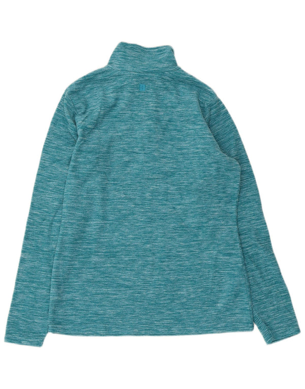 Jersey de forro polar con cuello y cremallera para mujer de Mountain Warehouse UK 40 Small Blue Moteado
